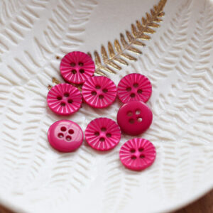 LISE TAILOR - BOUTON PÂQUERETTE - 12 MM - FUCHSIA