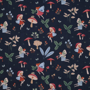 Poppy Fabrics Fine poplin Navy Blue