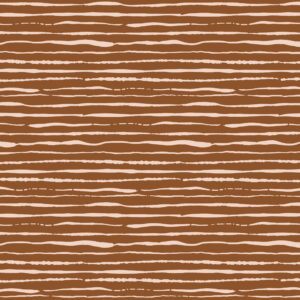 Poppy Fabrics Jersey gots Stripes rust