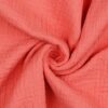 VERHEES TEXTILES - DOUBLE GAUZE - CORAL