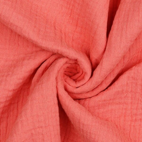 09959.018_image2 VERHEES TEXTILES - DOUBLE GAUZE - CORAL