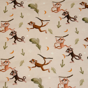 HILCO TEXTILES - JERSEY - APENBENDE - ECRU/BEIGE