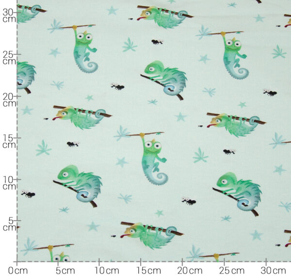 HILCO TEXTILES - JERSEY - CARLO CAMELEON - MINT