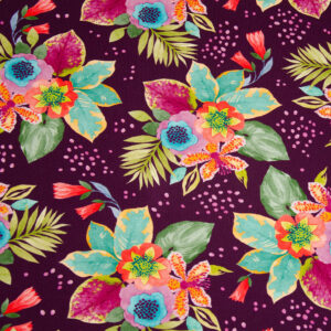HILCO TEXTILES - JERSEY - JUNGLE BOUQUET - MULTIPLE COLOR