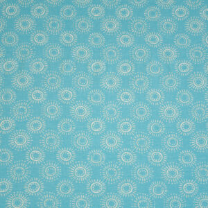 HILCO TEXTILES - JERSEY - HOLIDAY GEO - TURQUOISE