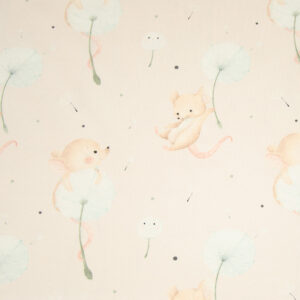 HILCO TEXTILES - JERSEY - SWEAT MOUSY - POWDER ROSE