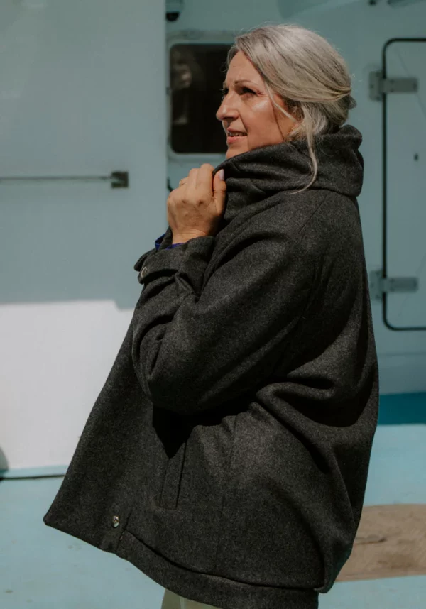 MAISON FAUVE - THE CLIFF-COAT /CLUTCH PATROON