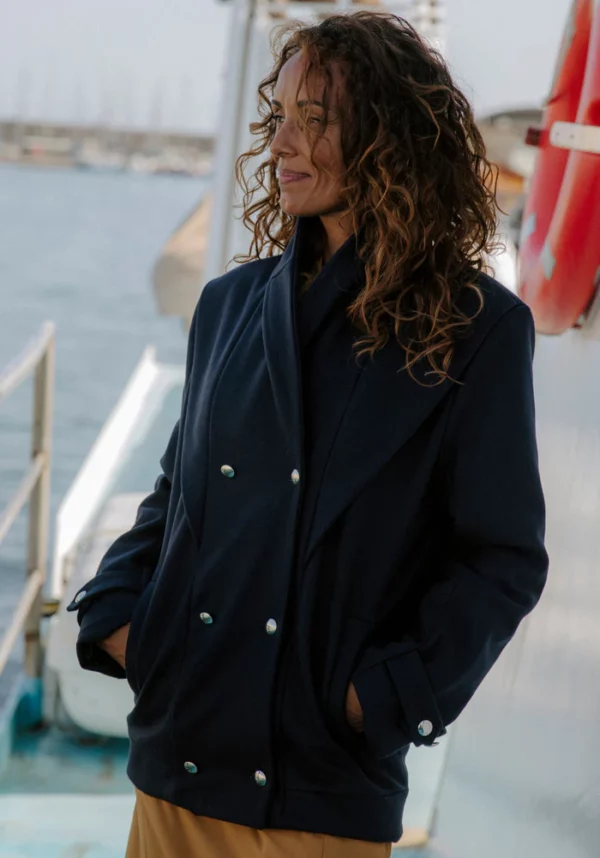 MAISON FAUVE - THE CLIFF-COAT /CLUTCH PATROON