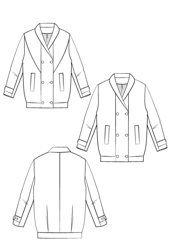 MAISON FAUVE - THE CLIFF-COAT /CLUTCH PATROON