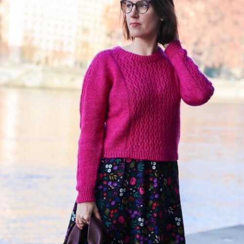 MERINOWOL_SUPER_PINK Lise Tailor - Merinowol - Knit - Super Pink