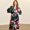 Abstract and colourful print viscose