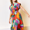 Colourful modern graphic cotton