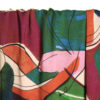 Abstract and colourful print viscose