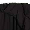 Black organic cotton poplin