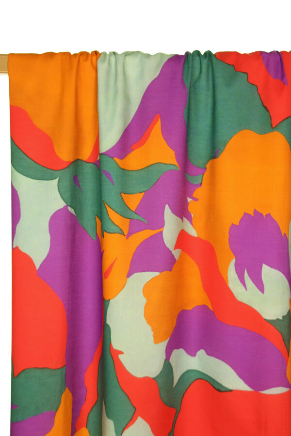 Colourful modern graphic cotton Colourful modern graphic cotton