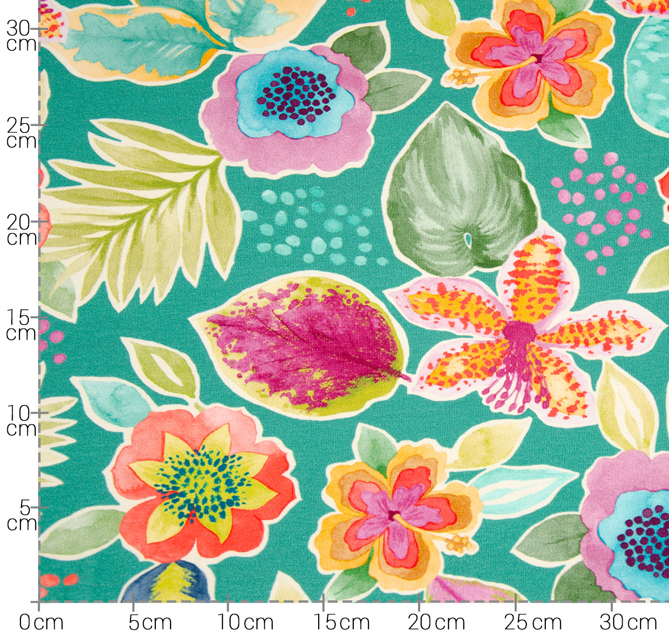 Jersey - Jungle Flower Multicolor - Hilco - Afbeelding 3